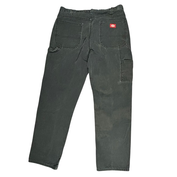 Dickies Relaxed Fit Carpenter Pants Faded‎ Black Men's 36x34 Work Utility - Picture 4 of 5